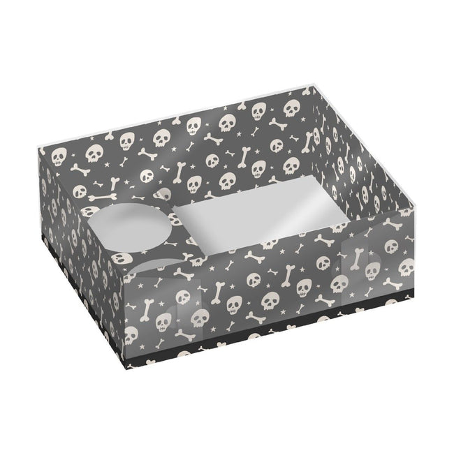 Luxury Black Skeleton Bento & Cupcake Box