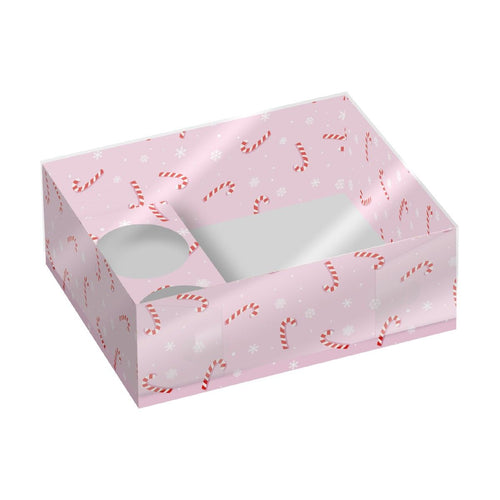 Luxury Candy Cane Bento & Cupcake Box