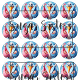 Stork Boy Girl Edible Toppers - (20 Toppers)