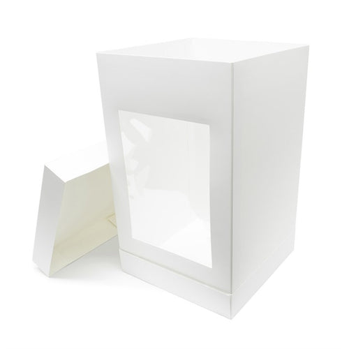Extra Tall Cake Box with Windows 14" x 14" x 20"