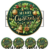 Traditional Merry Christmas Edible Toppers -  (1 x 6