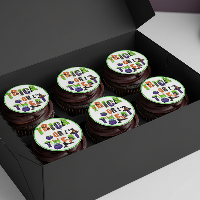 Trick or Treat  Edible Toppers - (20 Toppers)
