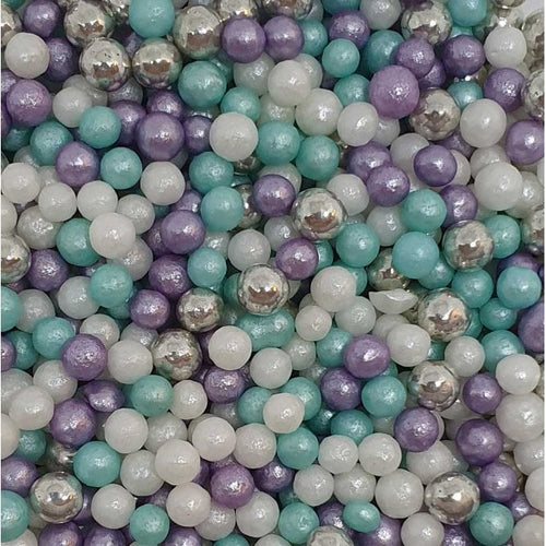 SUGAR SISTERS - Glimmer Pearls Twinkle Ice Mix 4mm  80g