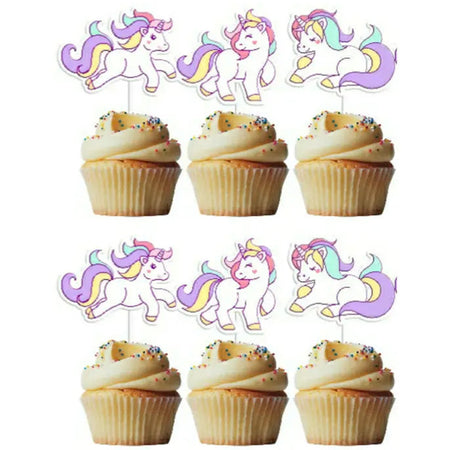 Cupcake Baking Cups Rainbow Stripe Pk 24