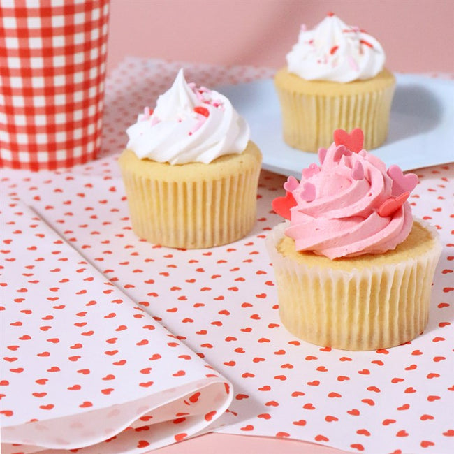Valentines Parchment Paper Pk 12 Sheets