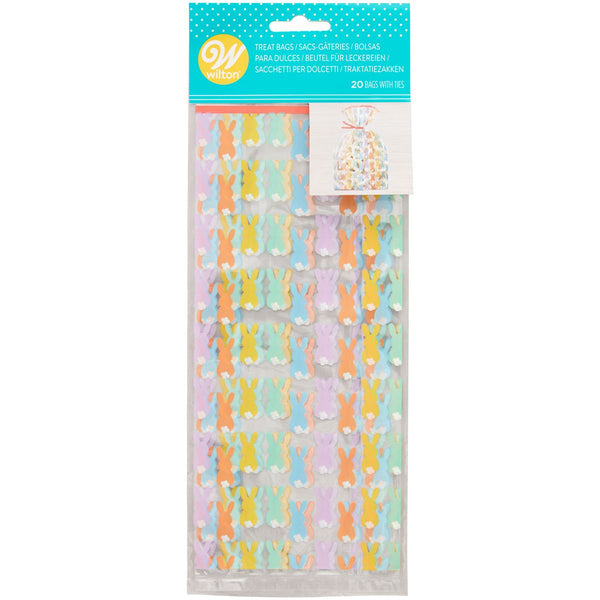 WILTON TREAT BAGS BUNNY PK/20