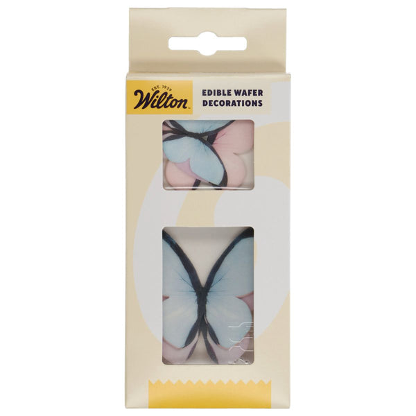 WILTON Wafer Butterflies Pastel Set 8