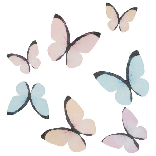 WILTON Wafer Butterflies Pastel Set 8