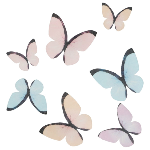 WILTON Wafer Butterflies Pastel Set 8