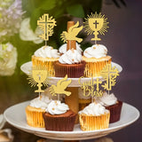 Communion Gold Picks Pk 24  DECO-CAKE
