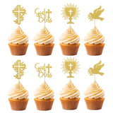 Communion Gold Picks Pk 24  DECO-CAKE