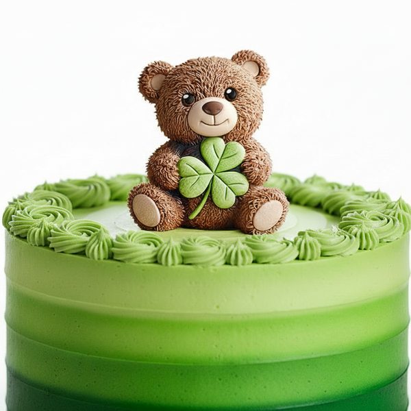 SUGAR SISTERS - Bear with Shamrock Mould