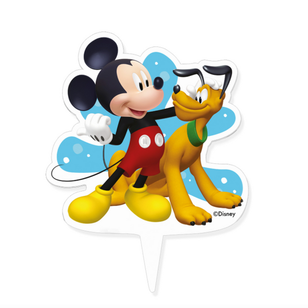 Mickey Mouse & Pluto Birthday Candle