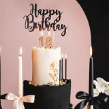 Tall Candles Black & Gold Pk 12