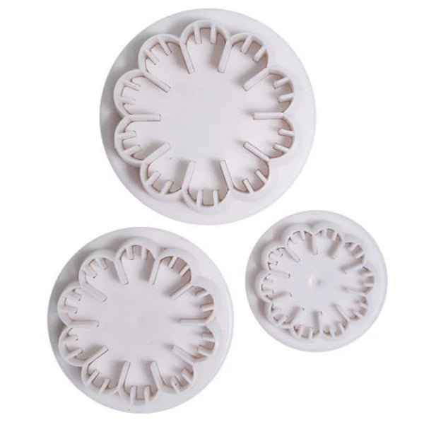 Cake Star Plunger Cutter Carnation Set 3