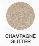 Champagne Gold Glitter Happy Birthday Topper