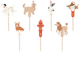 Dogs Cupcake Set Topper 7-9.5cm
