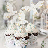 Doves Cupcake Set Topper 14.5cm