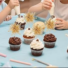 SUGAR SISTERS - Firework Cake/Cupcake Topper Pk 5