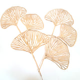 SUGAR SISTERS - Gold Gingko Leaves Pk 2