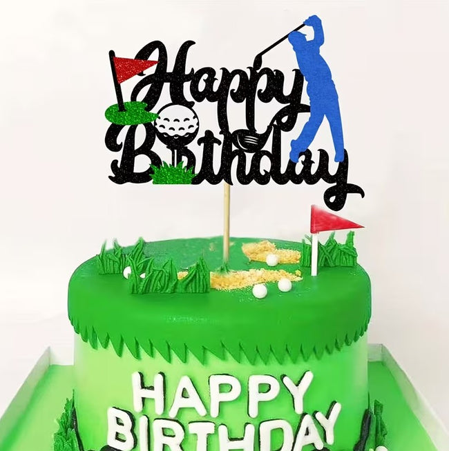 SUGAR SISTERS - Golf Cake Topper