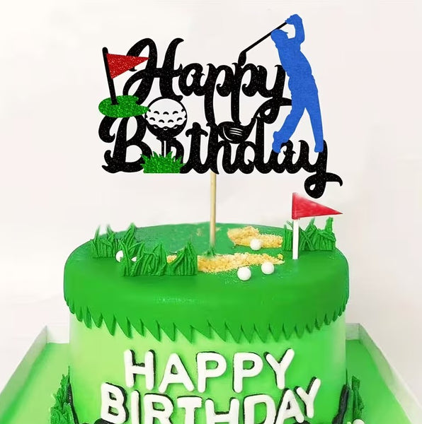 SUGAR SISTERS - Golf Cake Topper