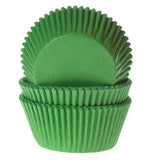 Grass Green  Cupcake Cases Pk 50 HOM