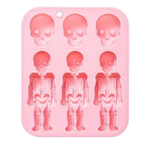 SUGAR SISTERS - Small Skeleten & Skull Mould