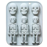 SUGAR SISTERS - Small Skeleten & Skull Mould