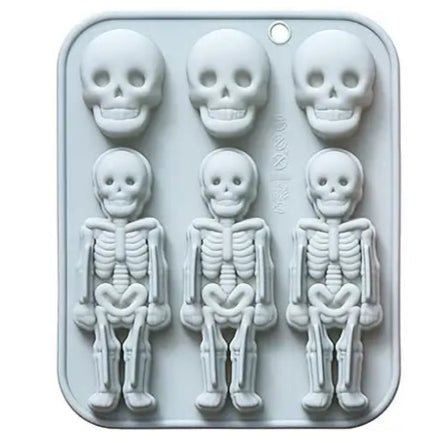 SUGAR SISTERS - Small Skeleten & Skull Mould