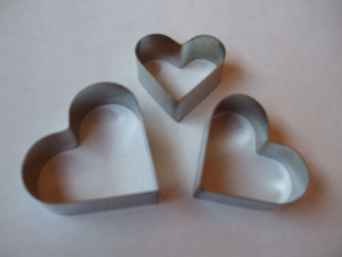 HAMILWORTH Small Heart Cutters Set 3