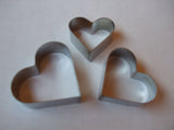 HAMILWORTH Medium Heart Cutters Set 3