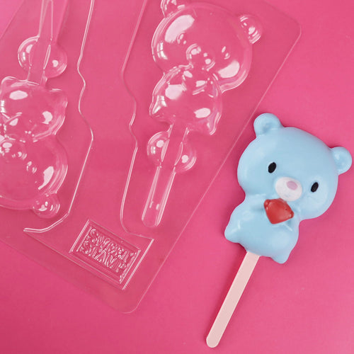 Bear With Heart Pop Mould -  SWEET STAMP