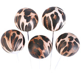 SUGAR SISTERS - Leopard Print Cake Ball Set Pk 5