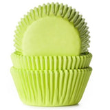 Lime Green  Cupcake Cases Pk 50 HOM
