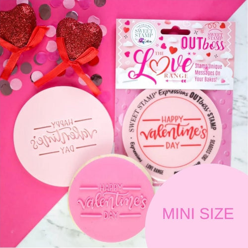 Happy Valentines Day Banner Mini OUTBOSS 60mm