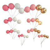 SUGAR SISTERS - Pink, Light Pink,Gold & White Cake Ball Set Pk 32