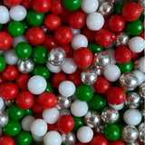 SUGAR SISTERS - Twinkle Polished Pearls Christmas Mix 4mm