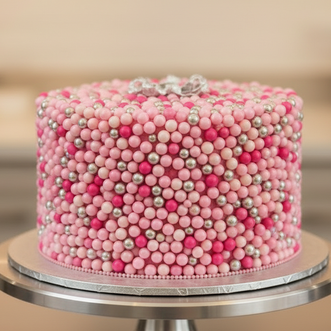 SUGAR SISTERS - Pink Sherbert Sprinkle Mix  80g