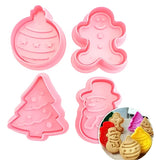 Cute Christmas Cookie Plunger Set 4