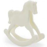 Sugar Decoration White Rocking Horse