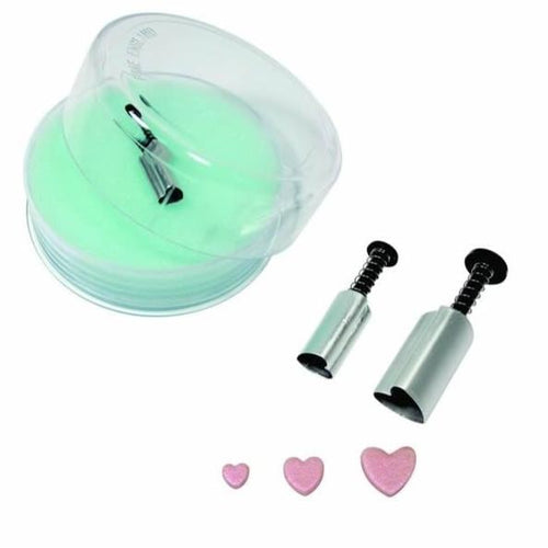 PME Mini Heart Plunger Cutter Set 3