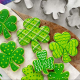 SUGAR SISTERS - Shamrock Cookie Cutters Set 3