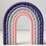 SUGAR SISTERS - Small Rainbow Purple Topper