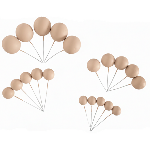 SUGAR SISTERS - Matt Latte Cake Balls Pk 20