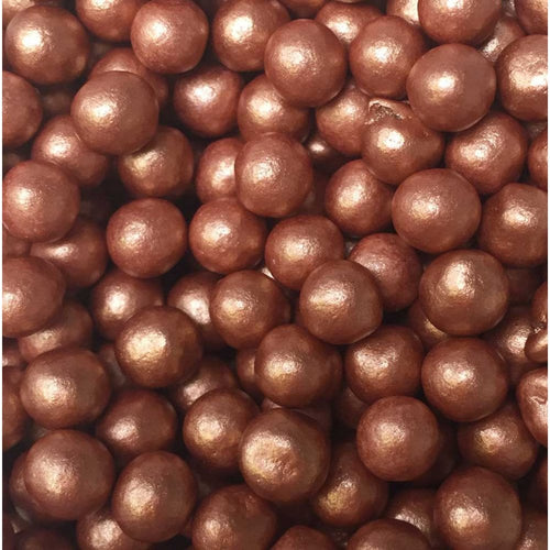 SUGAR SISTERS- Chocoballs Mini Crispy Shiny Rose Gold 5mm 70g