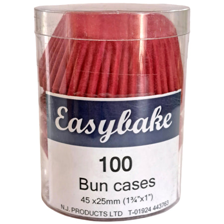 Easybake White Buncases Pk 100