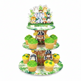 Jungle Animals Cupcake Stand Kit