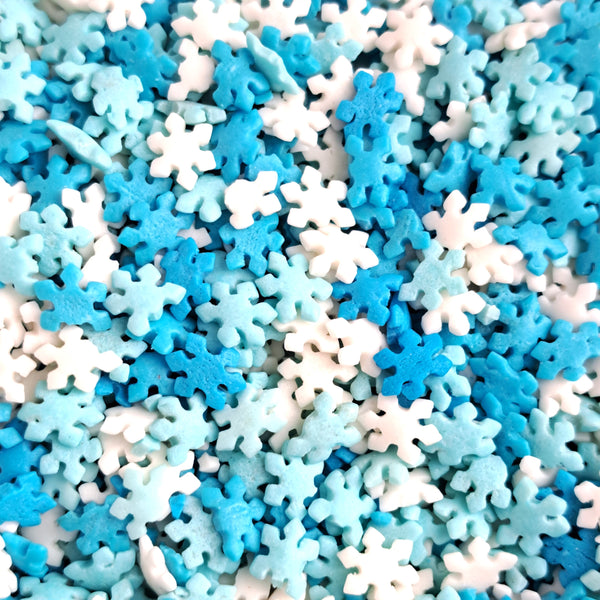 SUGAR SISTERS - Confetti Snowflakes Sprinkle Mix 60g