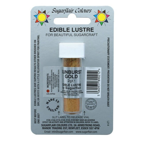 Edible Lustre Sunburst Gold